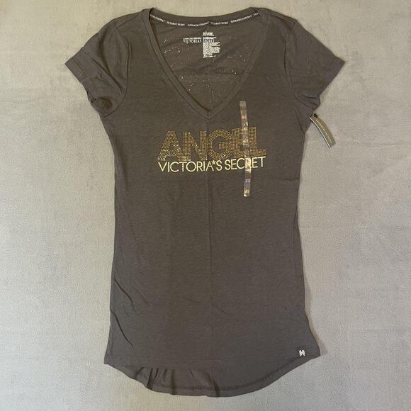 Victoria's Secret Shirt Womens Medium Angel Supermodel Essentials Wings Tee - Picture 1 of 9